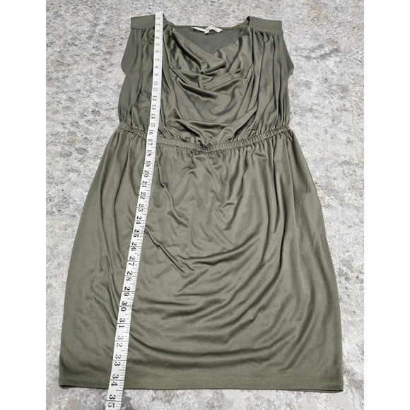 ✨️4/$20. Rachel Roy Loden Sleeveless Blouson Dress, Elastic Waist, Cowl Neck, XS - Picture 10 of 11